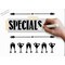 HBCY Creations Restaurant Stencil Set - Great For All Chalkboards, Whiteboards, Glass Windows and Displays!